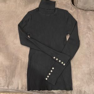 white house black market, xs, black turtleneck